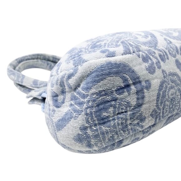 Vivienne Westwood Vintage Orb Logo Terry Cloth Tote Bag Light Blue [106030] - Picture 9 of 13